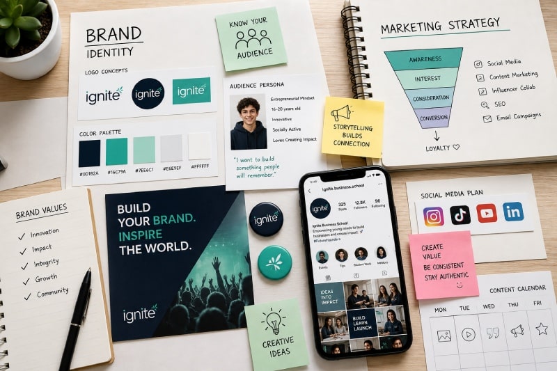 marketing and branding learn at ignite business school